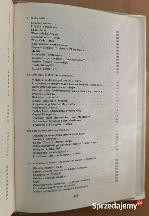 HISTORIA MONGOLII Ludwik Bazylow Osięciny sprzedam