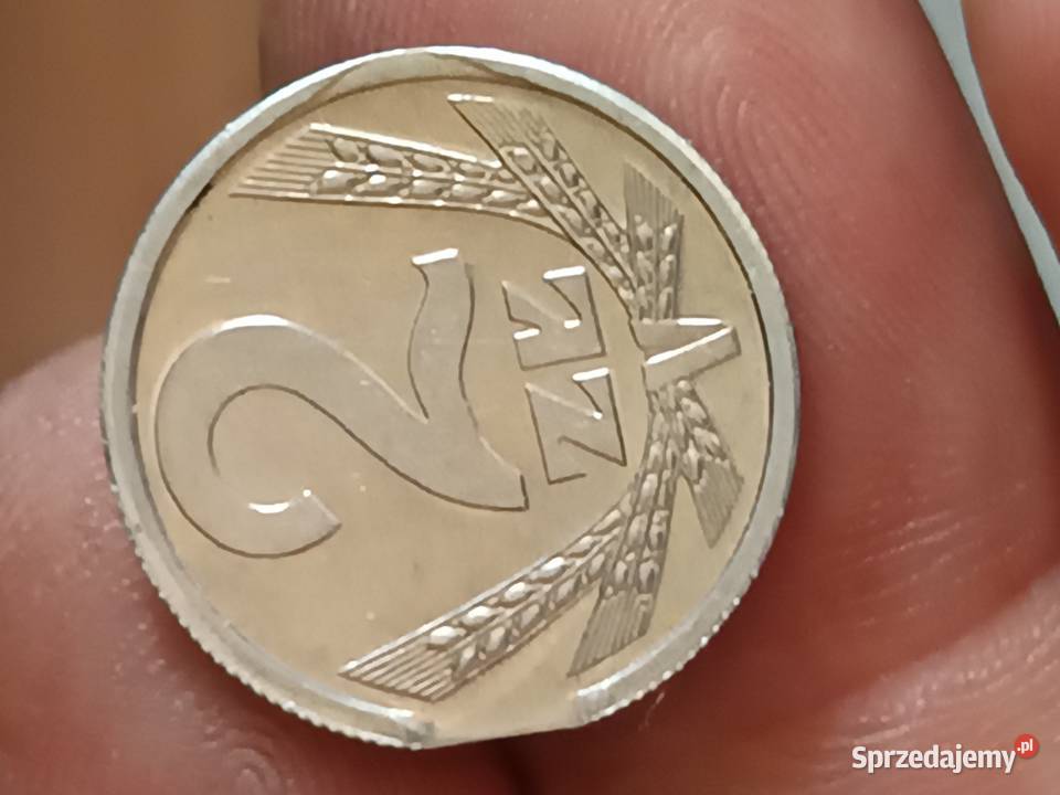 Sprzedam monete 2 zloe 1990 odkroj blachy Chełm
