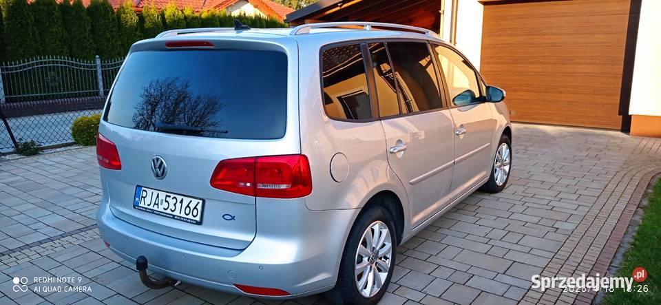 Volkswagen Touran 20 TDI 7osobowy zadbany i 1968cm3 Jarosław