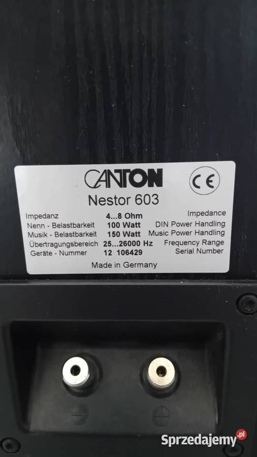 Kolumny Canton Nestor 603 Stereo