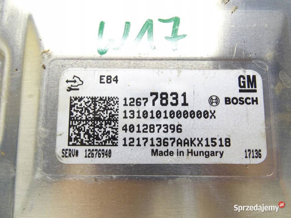 KOMPUTER STEROWNIK SILNIKA 12677831 OPEL ASTRA K sprzedam