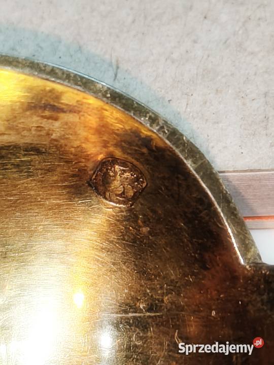 Komplet srebrnych łyżeczek złocononych Piękne Zgorzelec