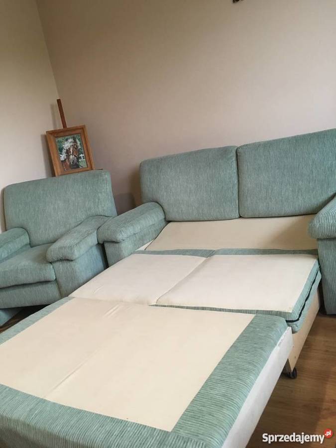 Kanapa rozkładana 2 fotele mazowieckie Ząbki