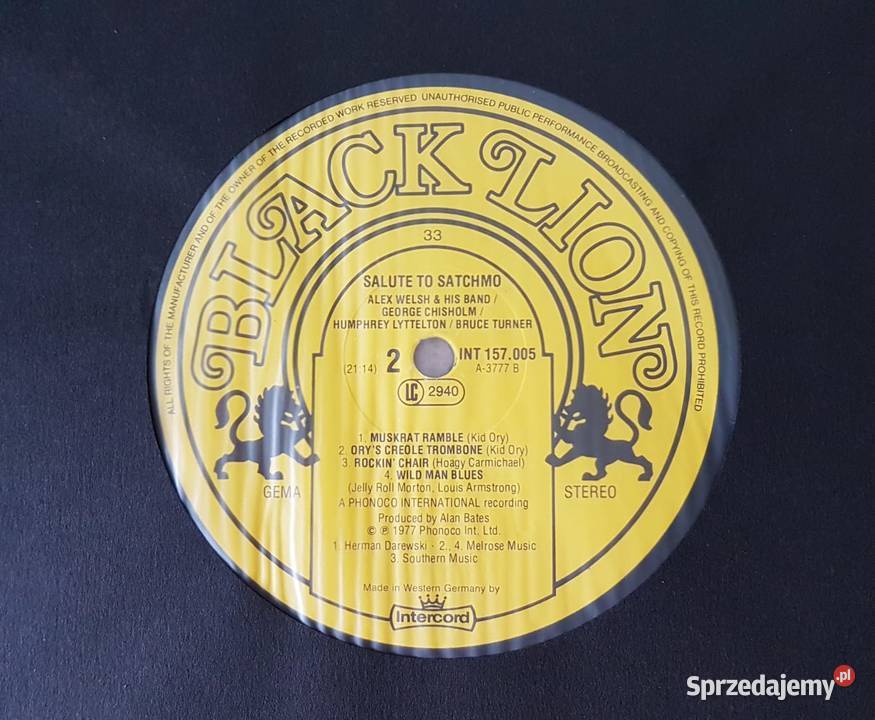 Salute to Satchmo A Tribute to Louis Armstrong Kudowa-Zdrój sprzedam