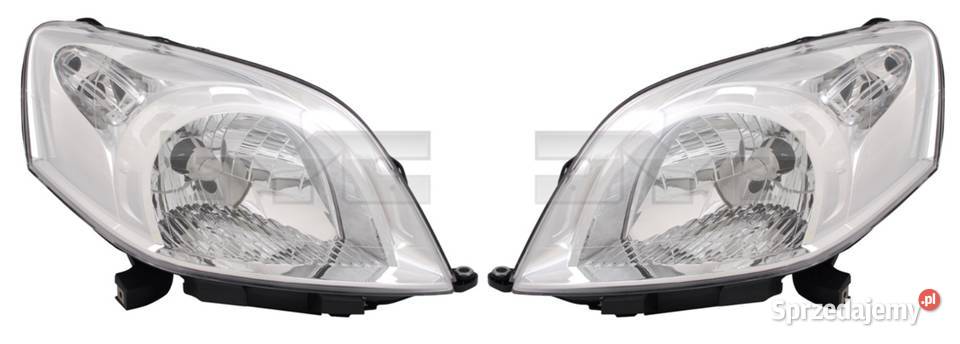 Nemo Bipper Qubo Fiorino reflektor przedni lampa łódzkie Łódź