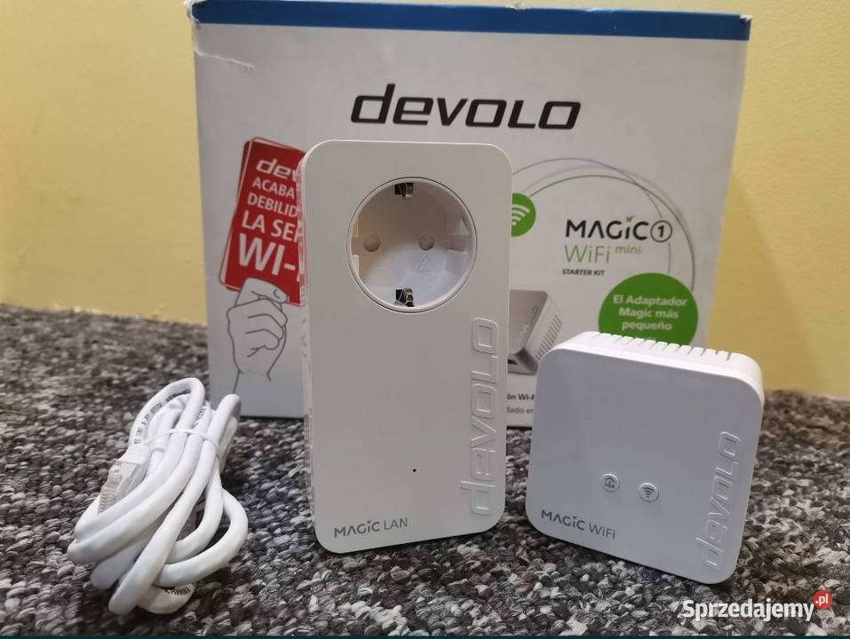 Zestaw kompaktowych adapterów powerline Devolo Trzcianka sprzedam