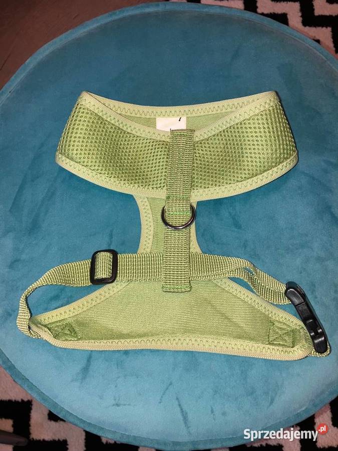 Zielone szelki bezuciskowe małego pieska USA Akcesoria dla zwierząt sprzedam