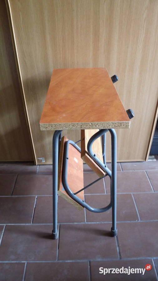 Stolik rozkładany Drabinka Desing lata 80 te Radzewice