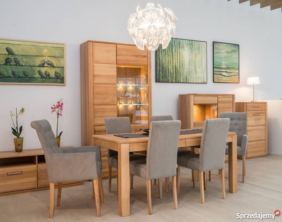 Rozkładany DREWNIANY STÓŁ BUK 160260x90 Stoły, krzesła, biurka Białystok