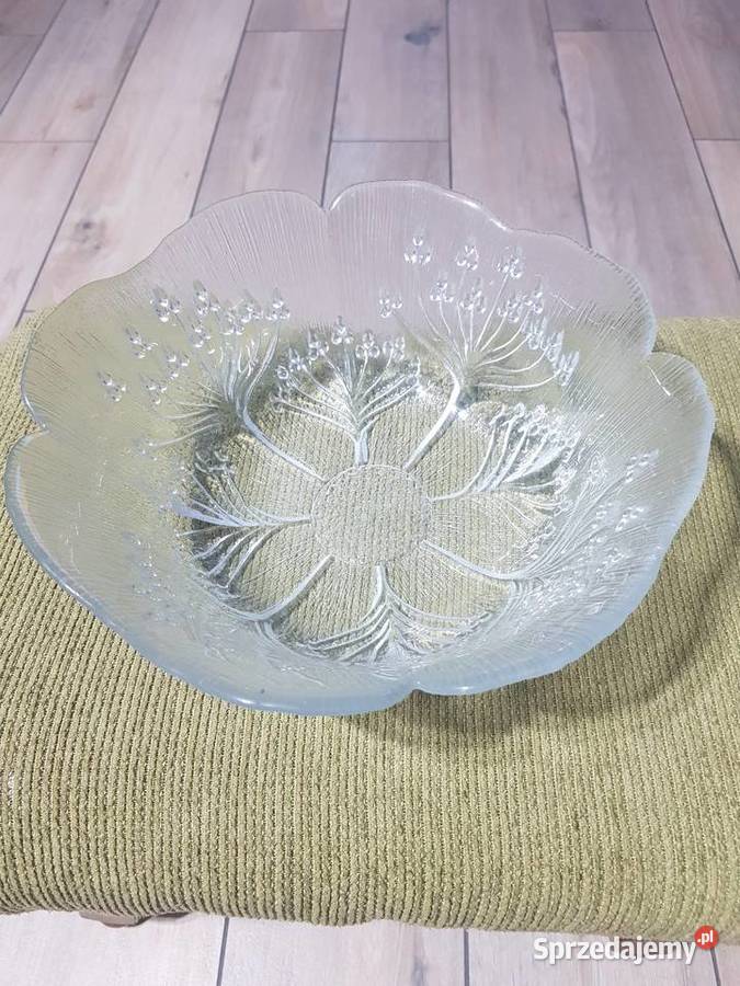 SALATERKA szkło Fińskie wielkopolskie