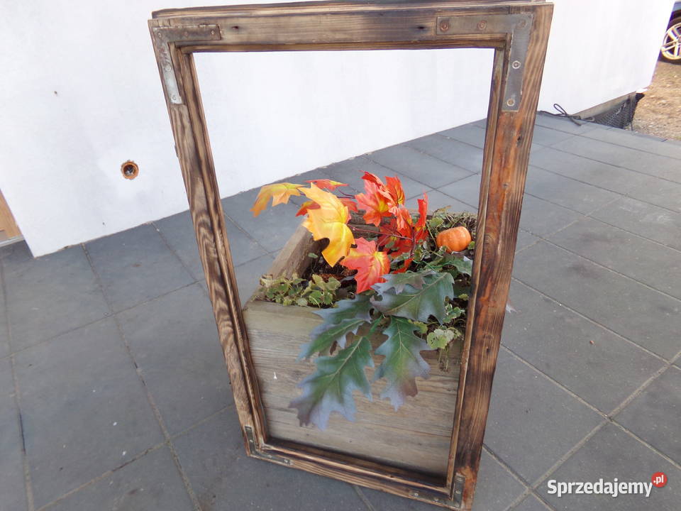 Okno rama loft na lustro aranżację zdjęcie 51x94 Ełk