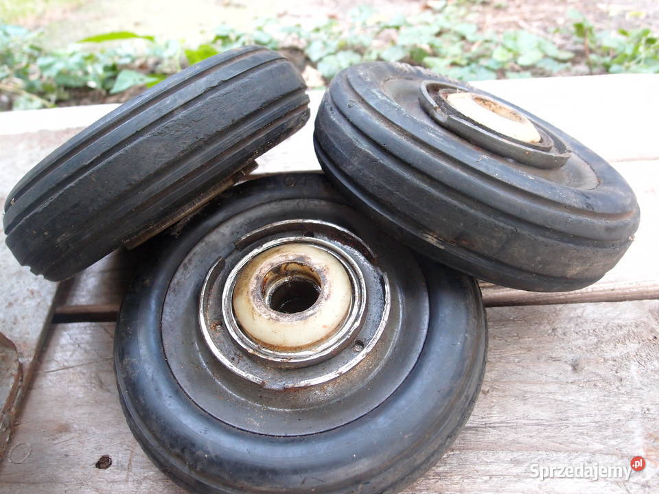 Kółka 16060 gumowo metalowe pełne Pozostałe Łódź