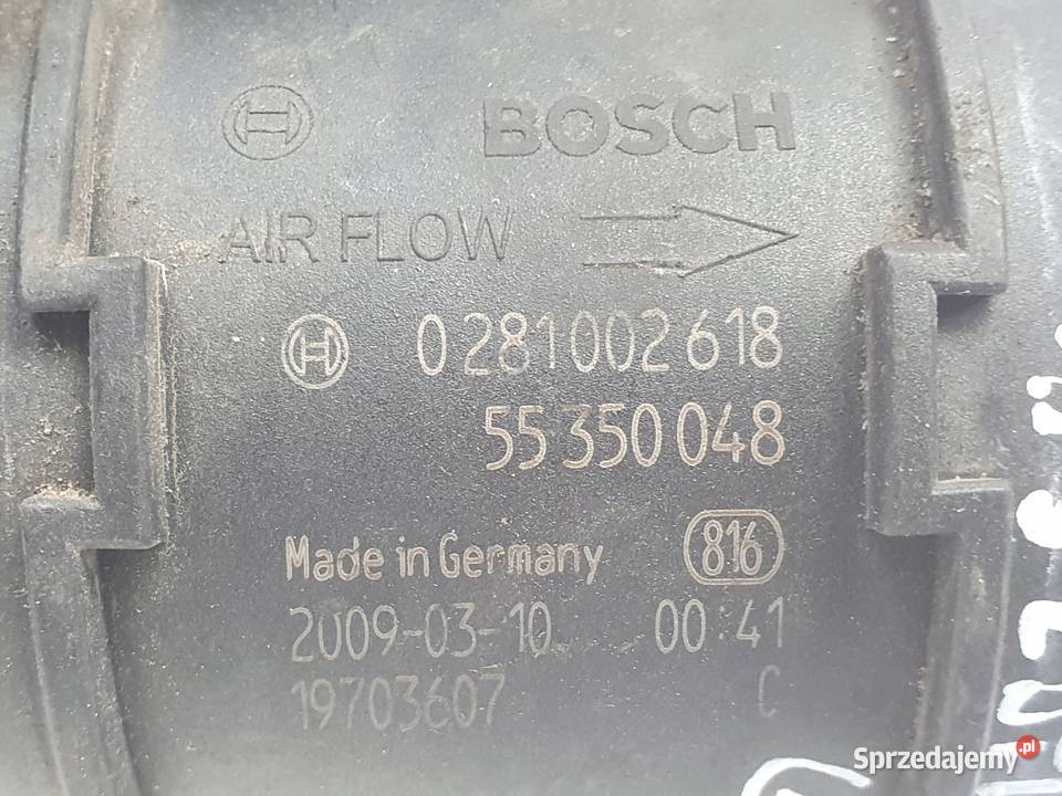 Opel Signum 19 CDTI PRZEPŁYWOMIERZ POWIETRZA osobowe