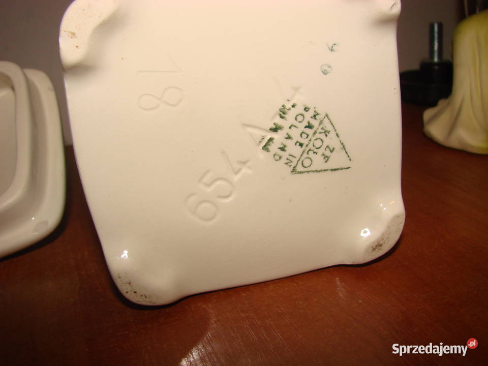 ZF Koło fajansowy pojemnik Pruszcz Gdański