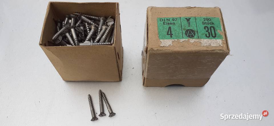 Wkręty 4 x 30mm 200 nowez stali Tuszkowo