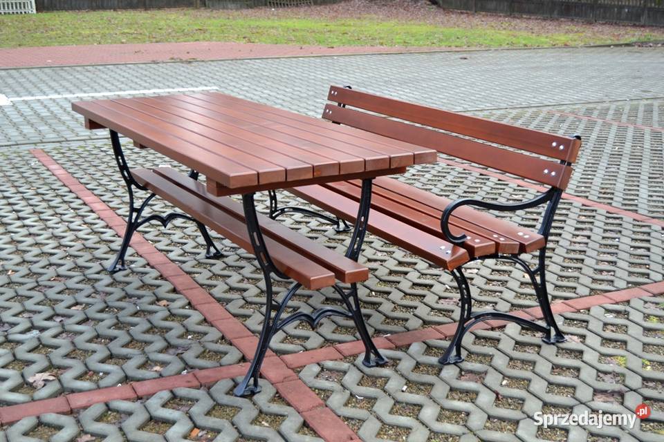 NOWE meble ogrodowe zestawy komplety gruba deska Polańczyk