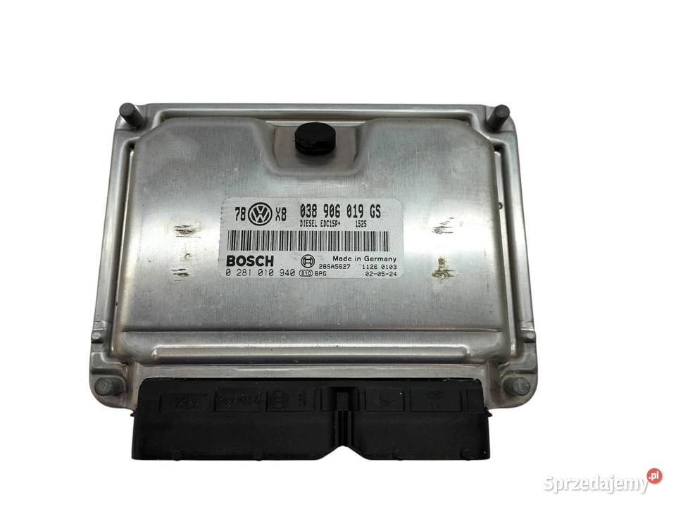 STEROWNIK SILNIKA 038906019GS 0281010940 19 TDI