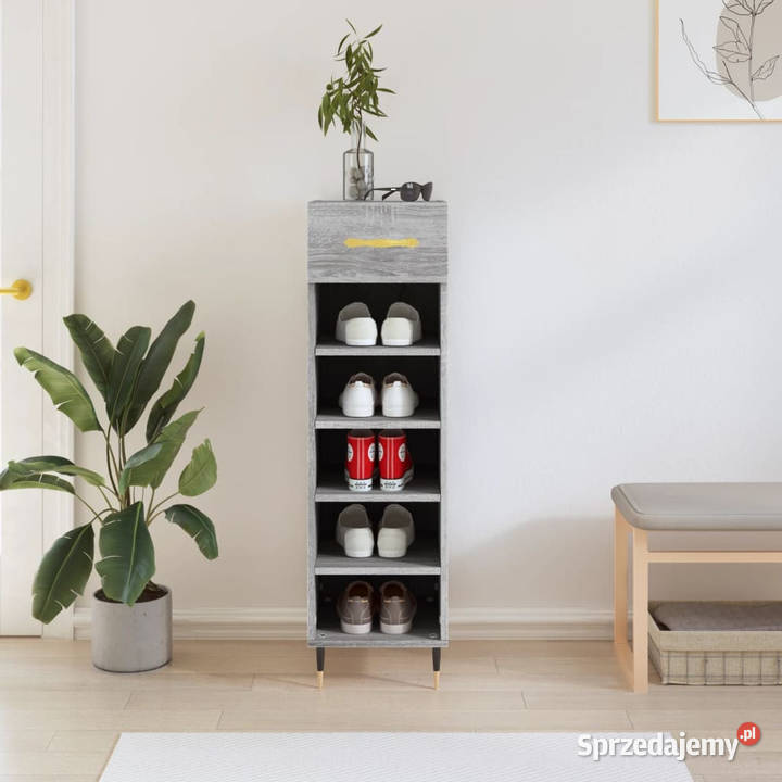 Szafka na buty szary dąb sonoma 30x35x105 Warszawa