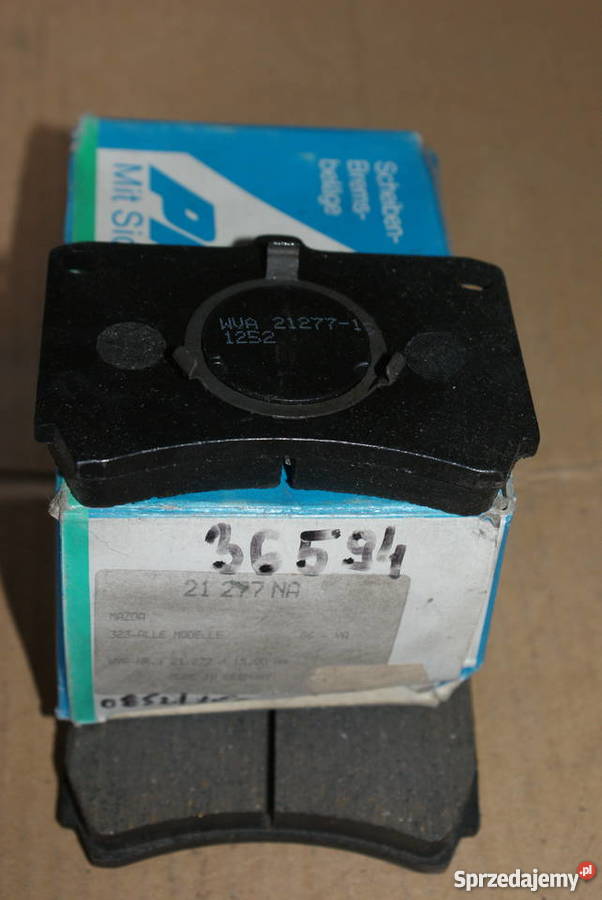 KLOCKI HAMULC MAZDA 323 8594 Opis MP KLOCKI HAMU mazowieckie Białobrzegi