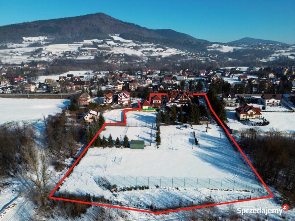 Działający obiekt hoteloworestauracyjny 1504 m Mszana Dolna