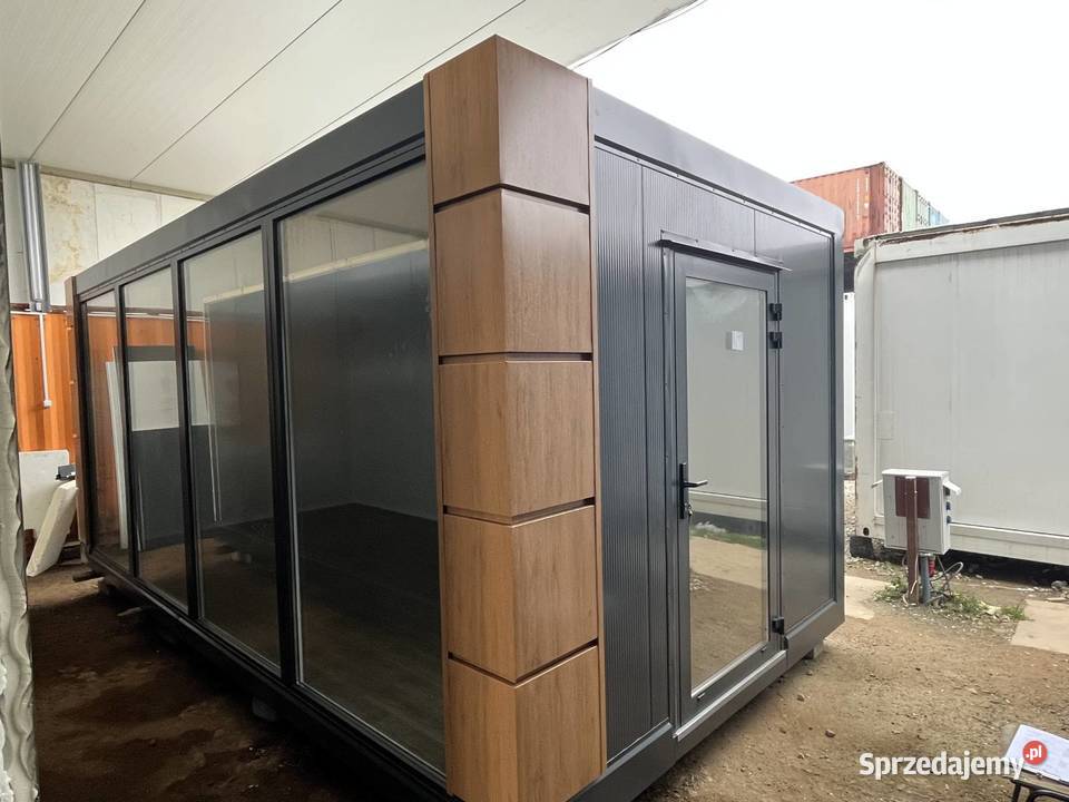KONTENER PAWILON HANDLOWY Z WITRYNAMI 36 OPEN
