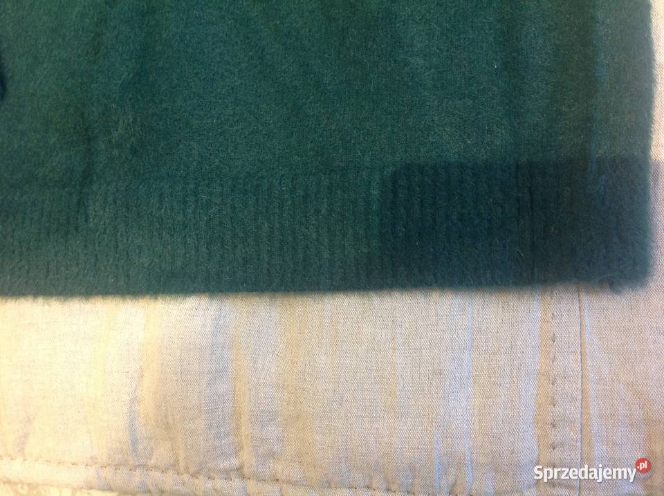 Zielony Sweter Golf Włochacz Damski r S Nowa Sól