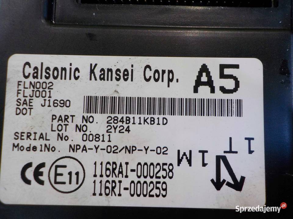 JUKE F15 I 15 DCI 13r modul komfortu 284B11KB1D Suków