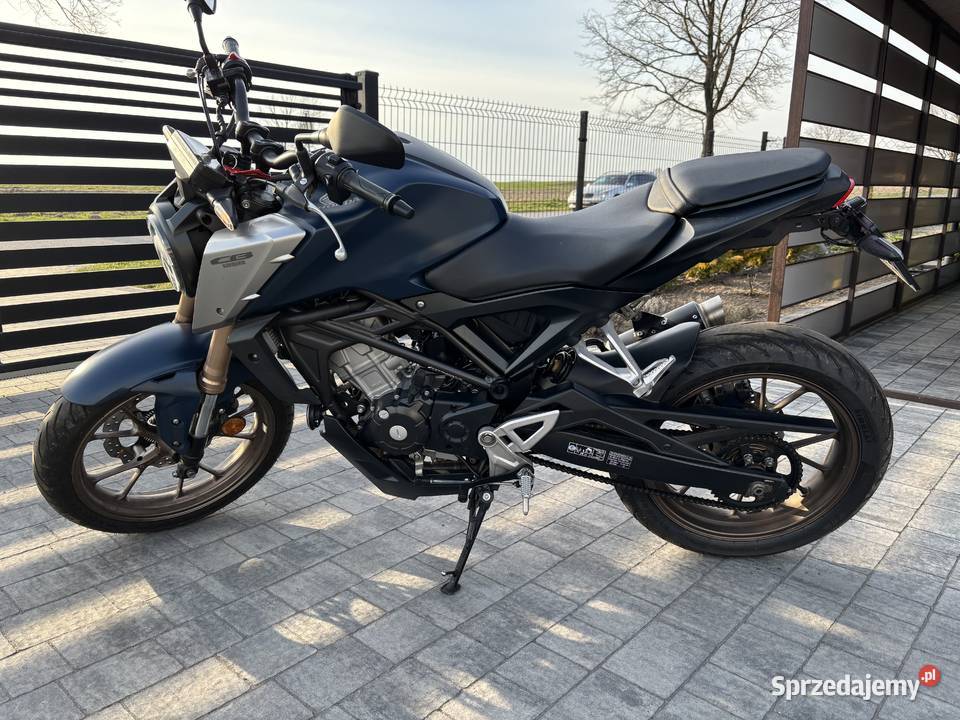 Hondą CB125R 2022r lubelskie Siennica Nadolna