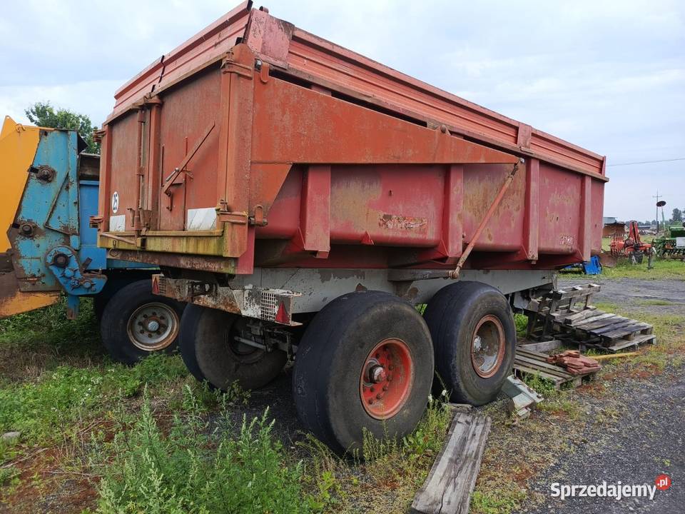 Przyczepa Tandem Bronimont 12T Mocna Resory Łobżenica sprzedam