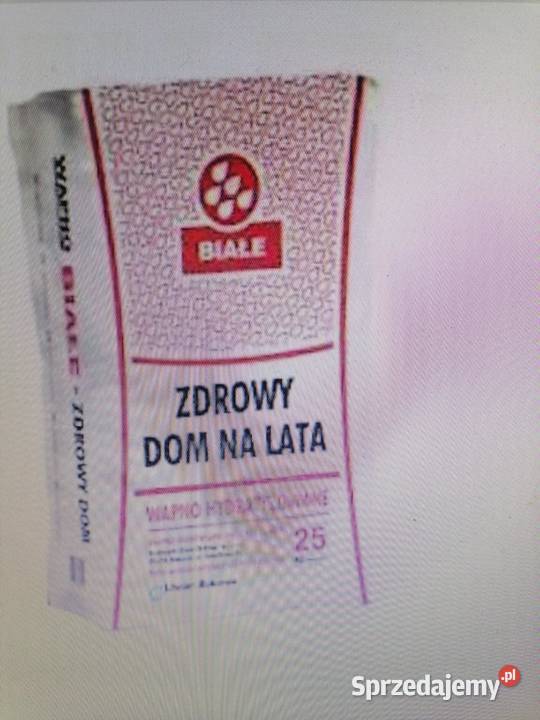 Wapno hydratyzowane Białe zdrowy dom na lata Grabiny