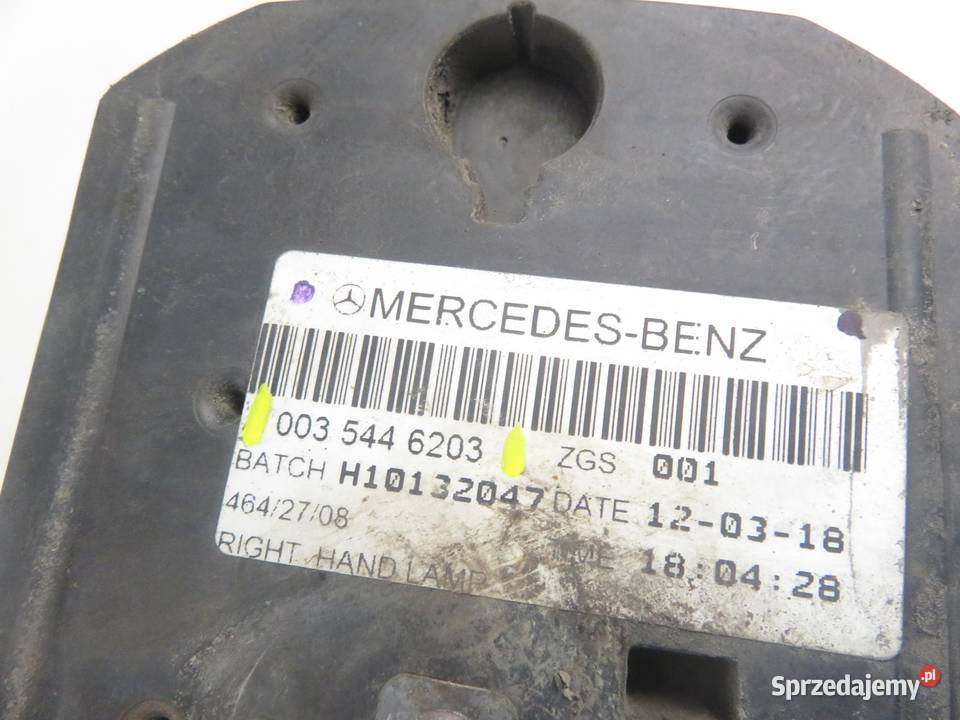 LAMPA LEWA TYLNA MERCEDES ACTROS MP4 MP5