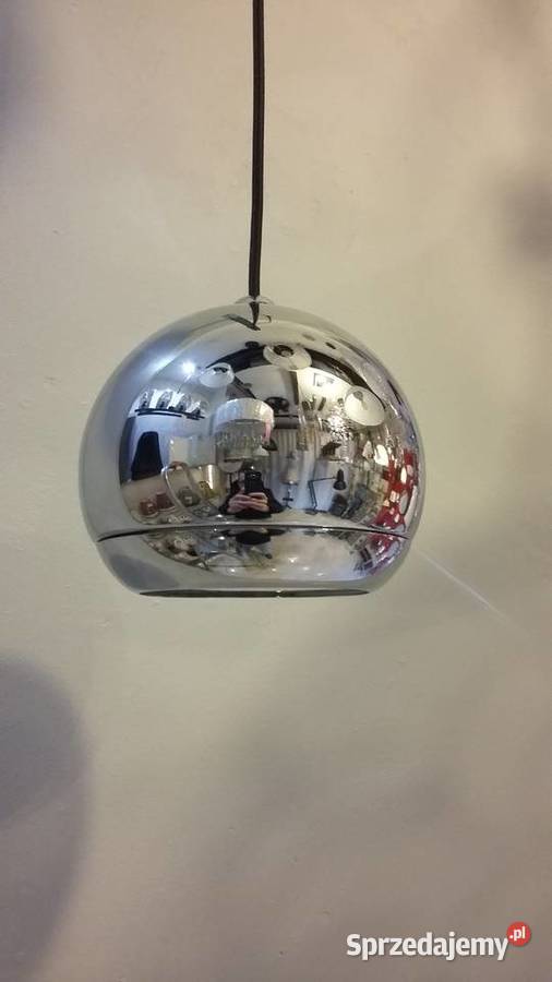 Lampa wisząca KULA CHROM METAL blat w kuchni Warszawa sprzedam