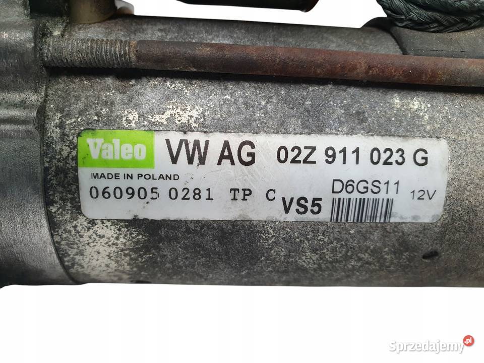 ROZRUSZNIK Seat Altea VW Golf V Audi A3 8P 20 Układ elektryczny silnika