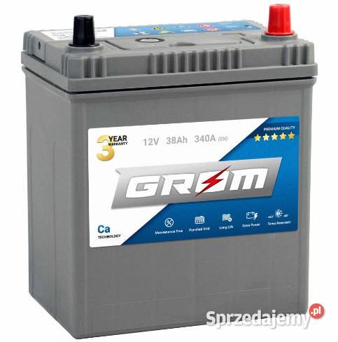 888x666x735 Akumulator GROM Premium 38Ah 340A EN Opole