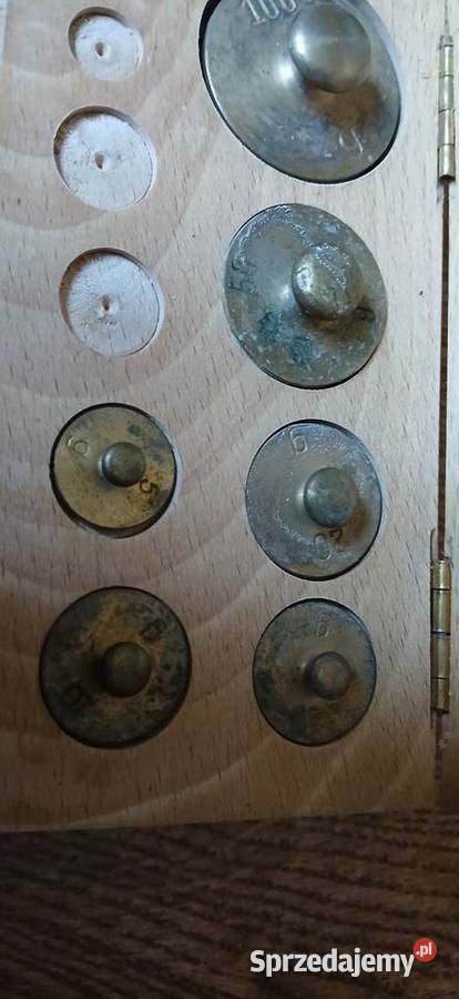 Stare odważniki do wagi Kraków