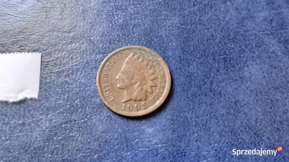 Stare monety 1 cent 1905 USA