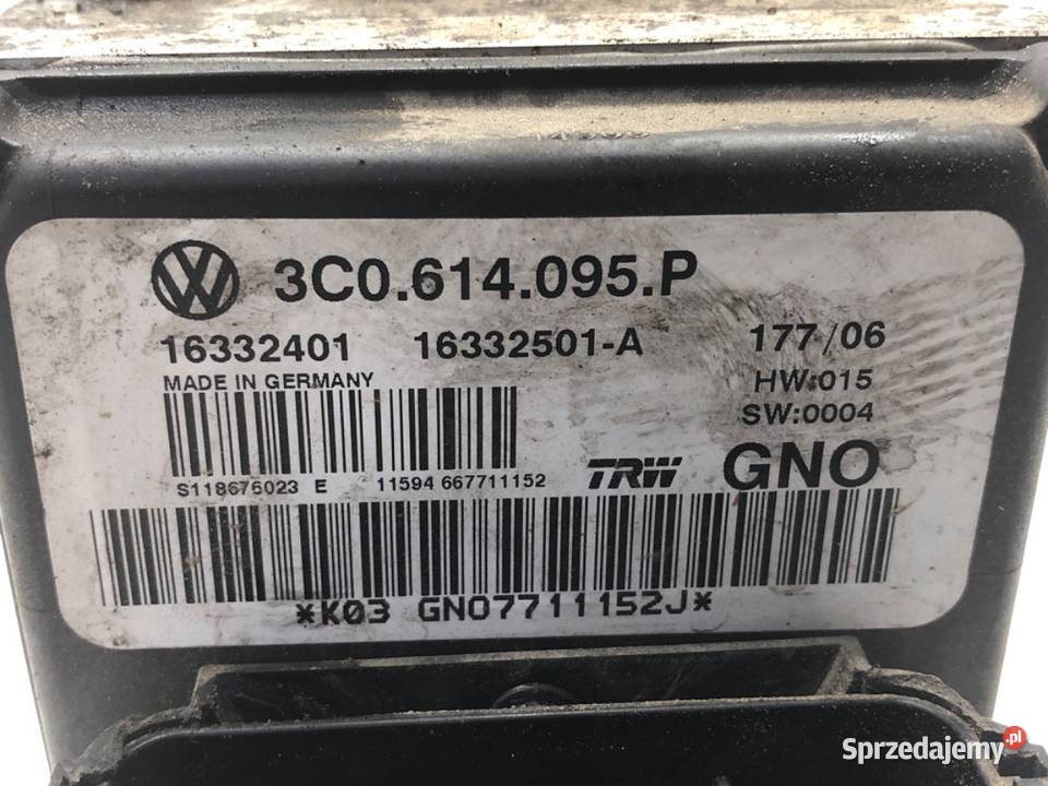 POMPA ABS VW PASSAT B6 3C0614095P 20 140 0511