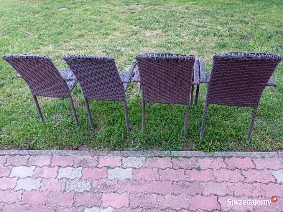 Krzesła ogrodowe ratanowe fotele ogrodowe 4 Rzeszów sprzedam