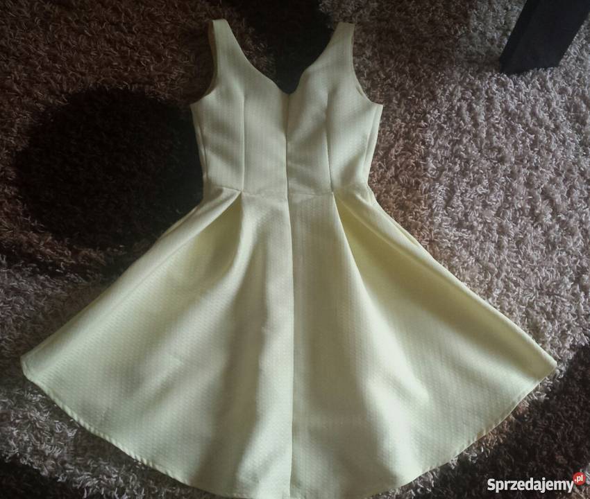 Cytrynoważółta sukienka ARUDZKA 36 Spódnice i sukienki Wyszków sprzedam