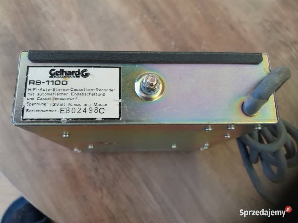 Magnetofon gelhard rs1100