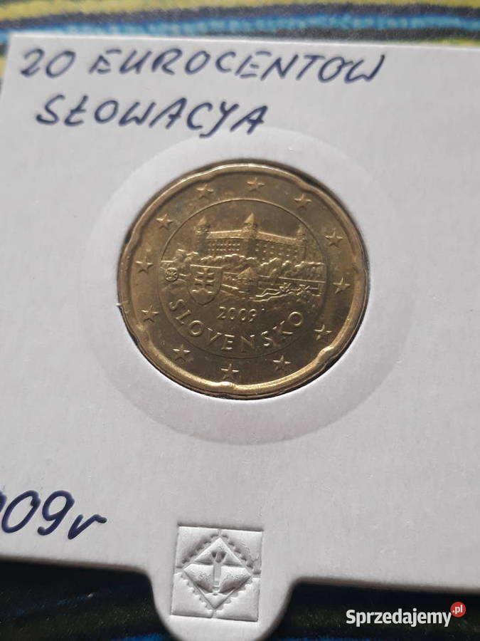 20 Eurocentów Słowacja 2009 r Konin
