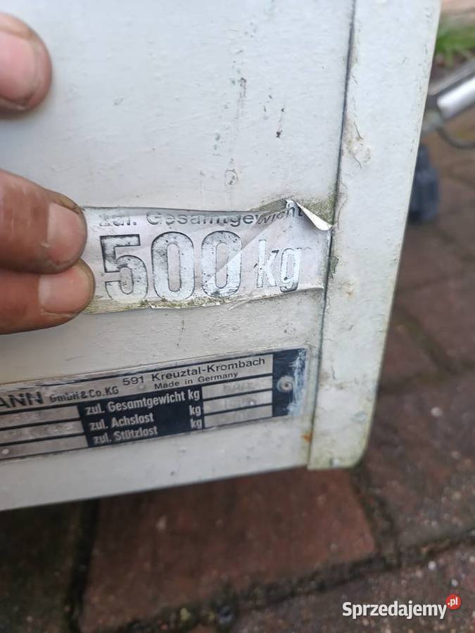 Przyczepka do 500 HEINEMANN Z 514 dolnośląskie Wrocław sprzedam