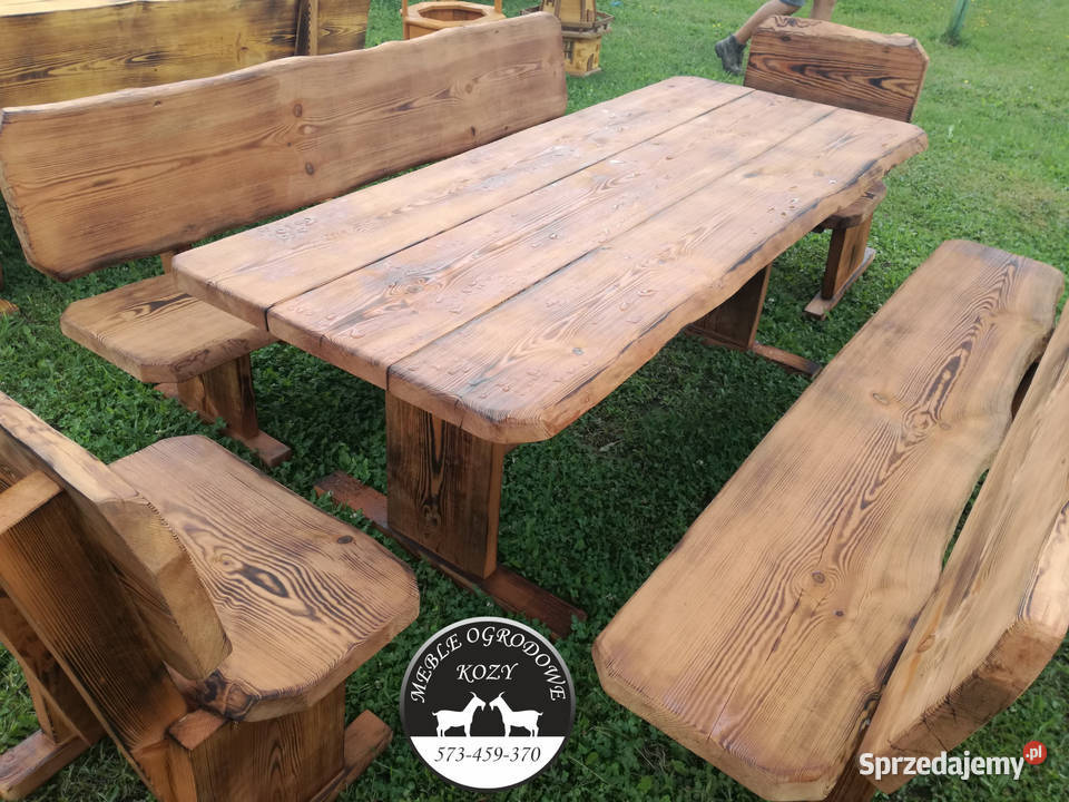 WYPRZEDAŻ POSEZONOWA Meble góralskie ogrodowe małopolskie Nowy Sącz