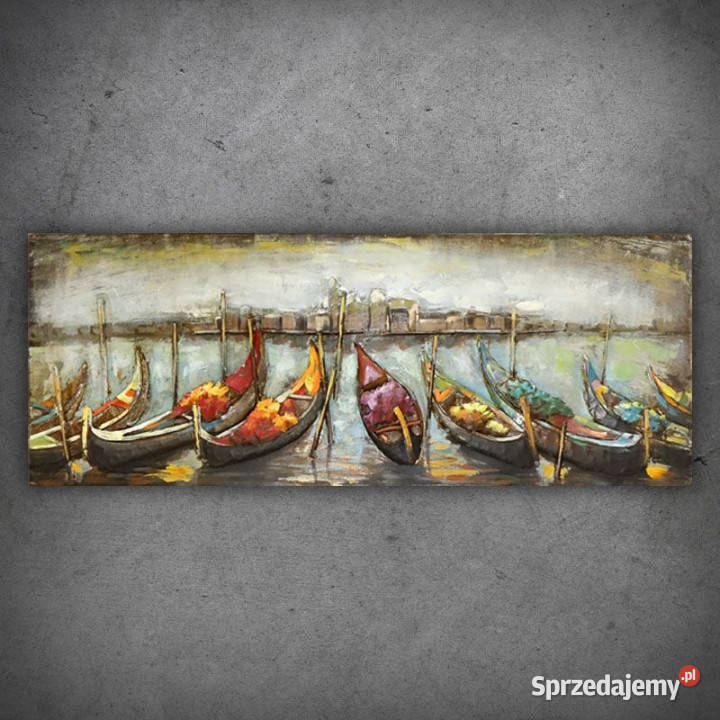 Obraz metalowy 3D LOFT PRZYSTAŃ 160x60 inny kolor Chmielnik sprzedam