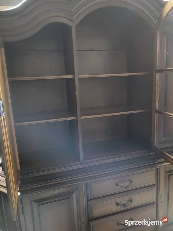 Kredens dębowy dwuczęściowy lubelskie Zamość sprzedam