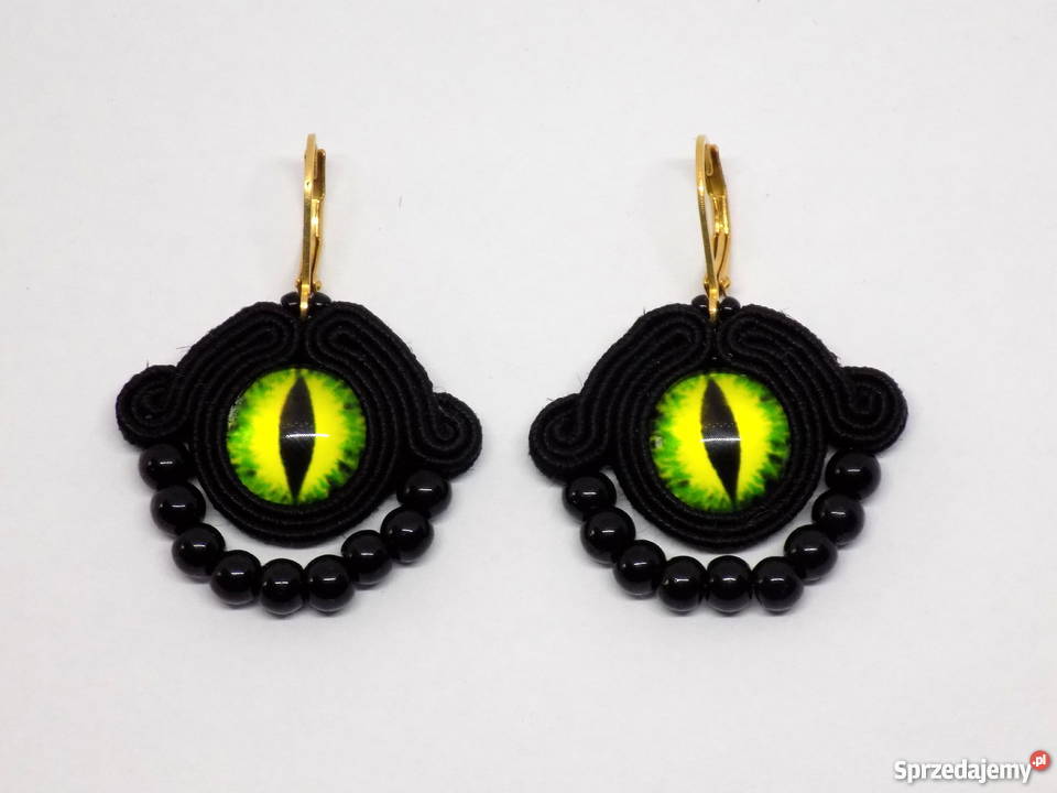 KOLCZYKI SMOCZE OCZKA SUTASZ Biżuteria dla Pań