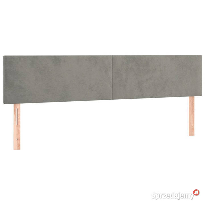 Zagłówek do łóżka z LED jasnoszary 180x5x7888 Warszawa