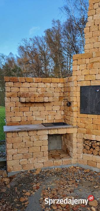 Kamień murowy cegła ogrodowy na murki skarpy Ogród