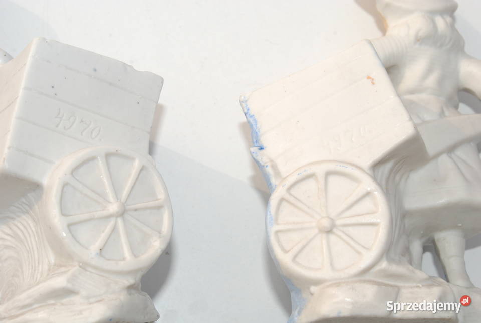 Stare figurki wazoniki dziewczyna i chłopiec Porcelana i szkło Antyki, Sztuka, Kolekcje Cieszyn