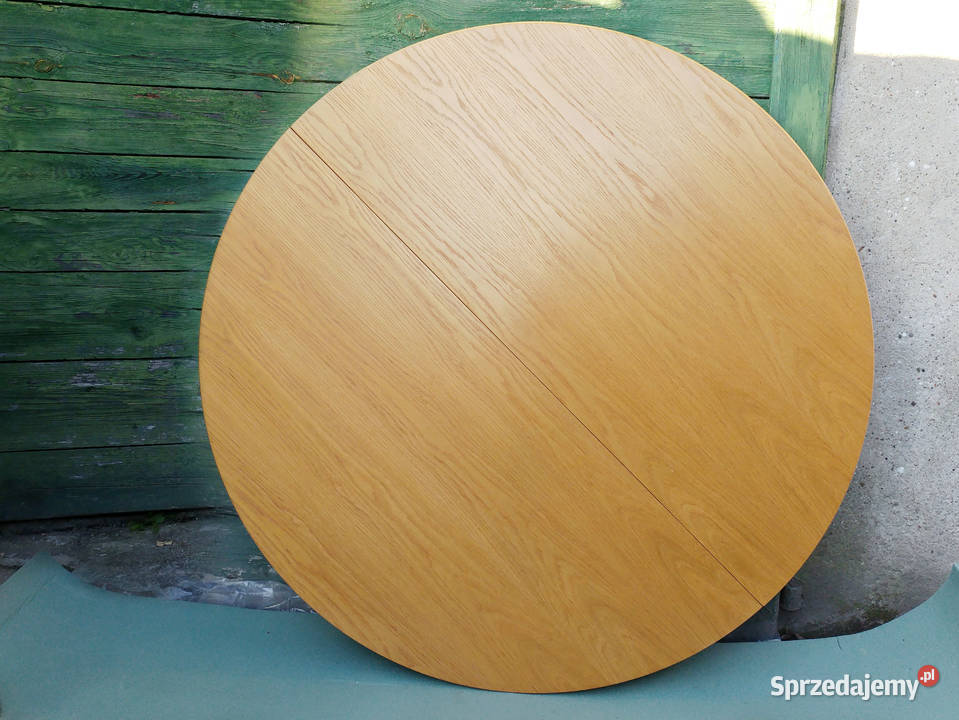 Stół okrągły rozsuwany drewniany Wrocław